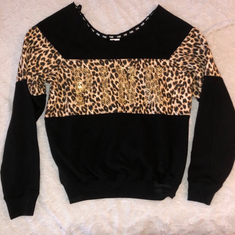 Victoria’s Secret Pink Off-the-Shoulder Sweatshirt